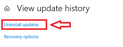 cara melihat history update windows 10