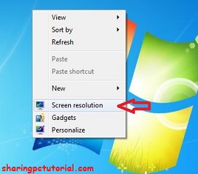 Cara mengubah resolusi layar komputer windows 7