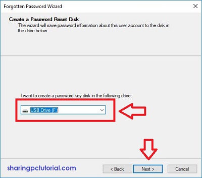 cara membuat password reset disk di windows 10