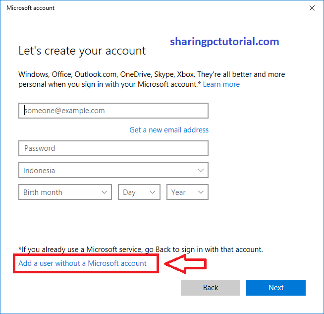 Cara Menambahkan Lokal Akun di Windows 10
